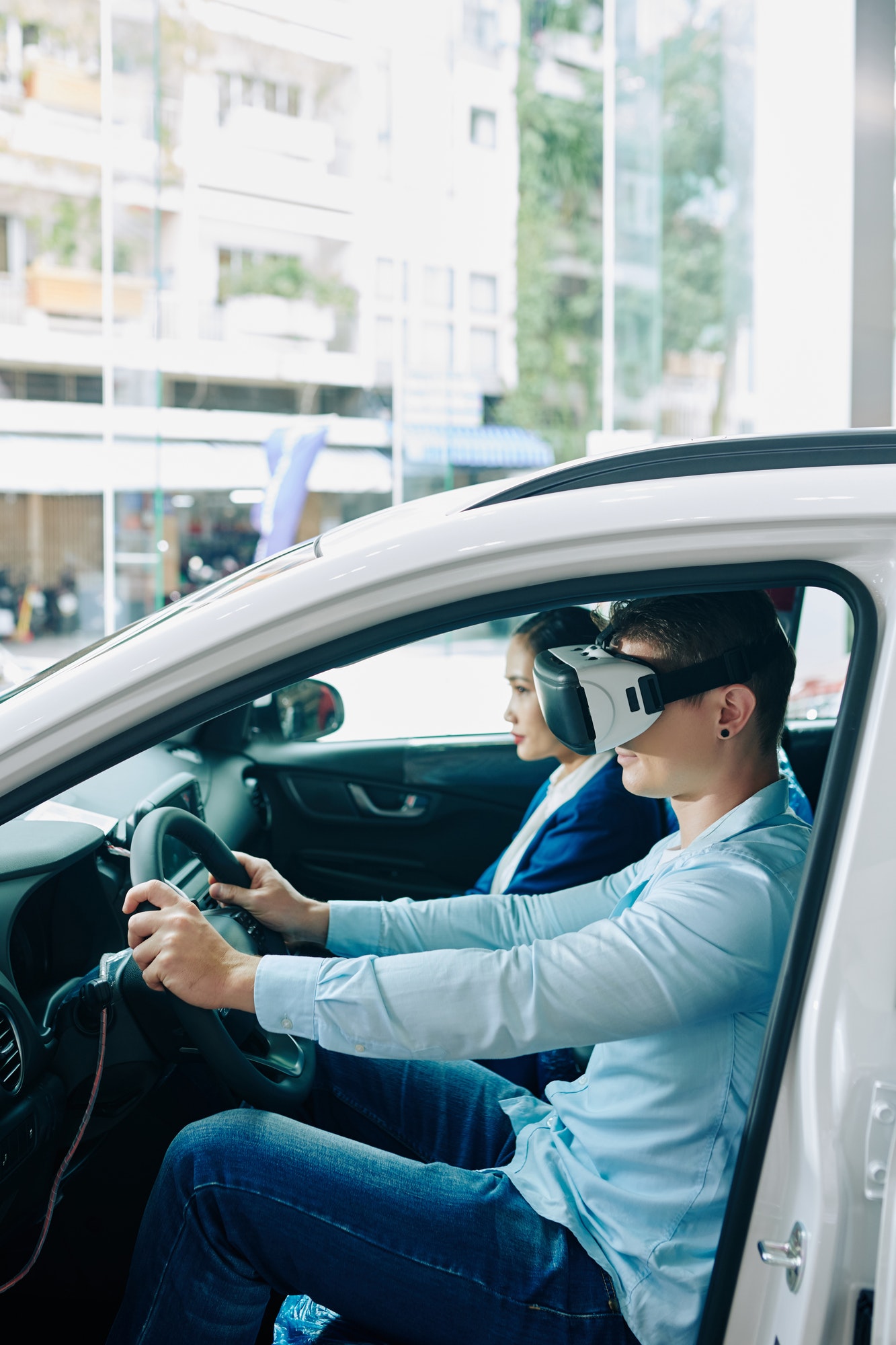 Virtual reality test drive